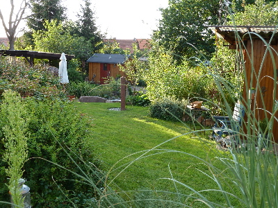 Der Garten hinterm Haus